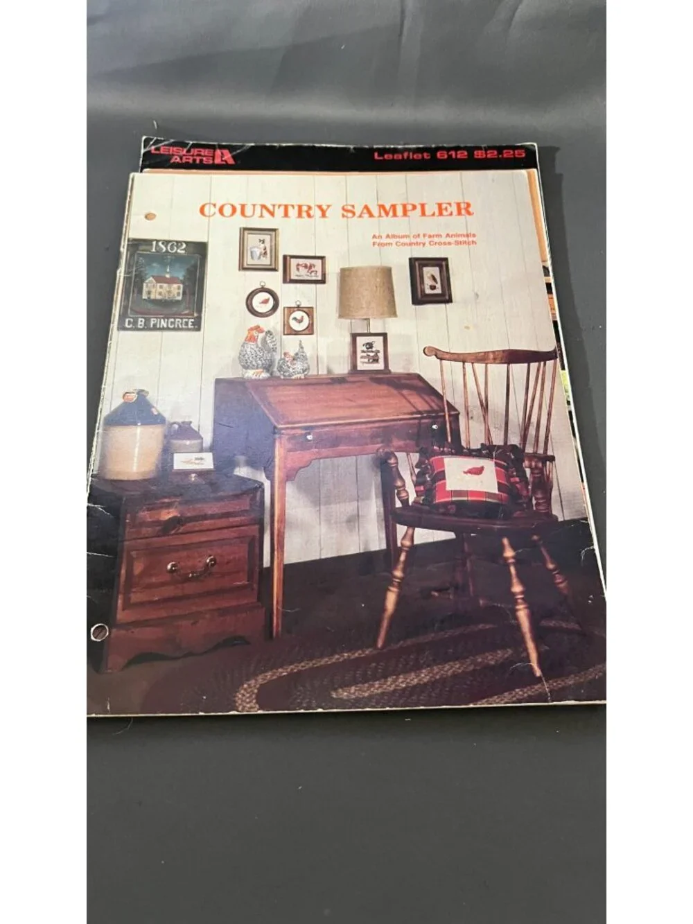 Set Of Vintage Decorative Cross-Stitch And Needlepoint Booklets